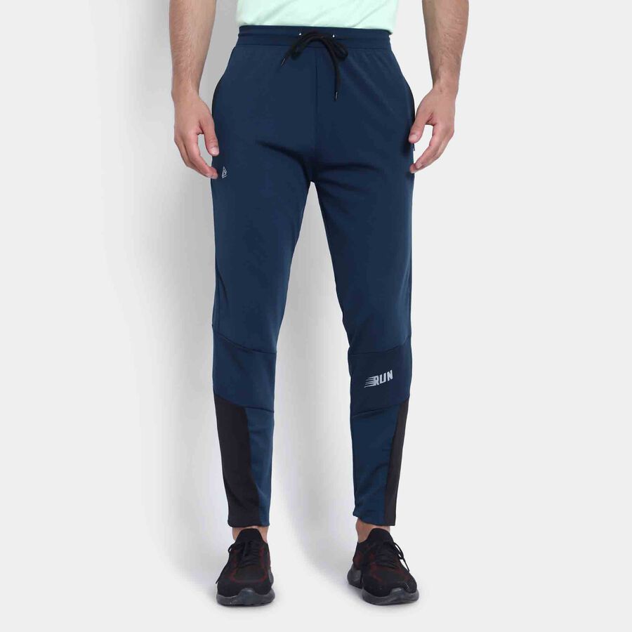 Cut & Sew Track Pants, Teal Blue, large image number null
