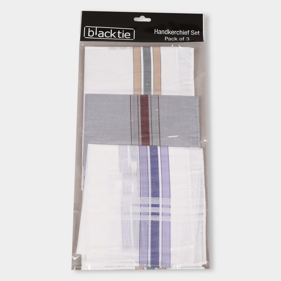Men's Hanky, हल्का ग्रे, large