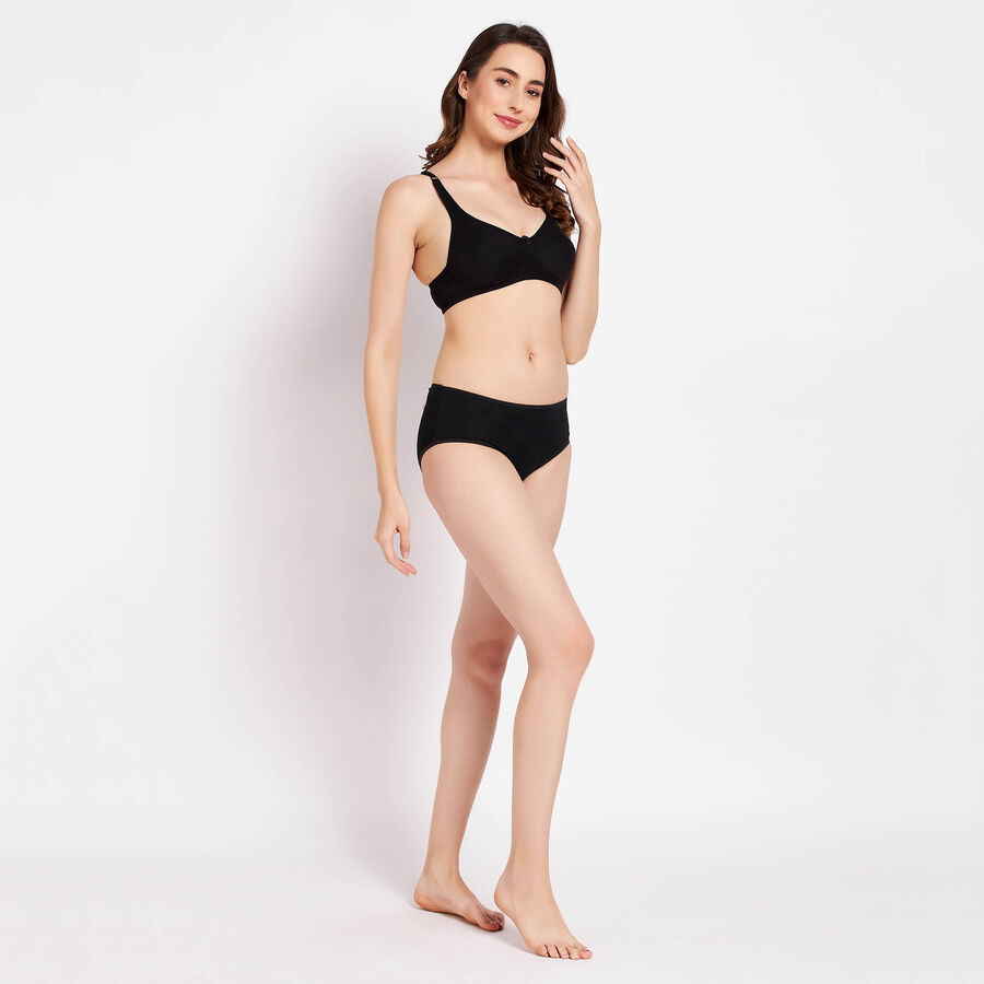 Solid Bra, Black, large image number null