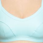 Ladies' 100% Cotton Non-Padded Bra, एक्वा, small image number null