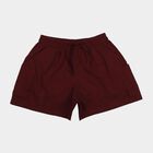 Girls Wine Regular Fit Cargo Shorts, वाइन, small
