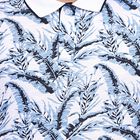 Men's 100% Cotton Collared Half Sleeves T-Shirt, गहरा नीला, small