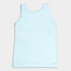 Infants' Cotton Vest, Light Blue, small image number null