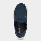 Boys' Deep Navy Blue Slip-On Casual Shoes, Teal Blue, small image number null