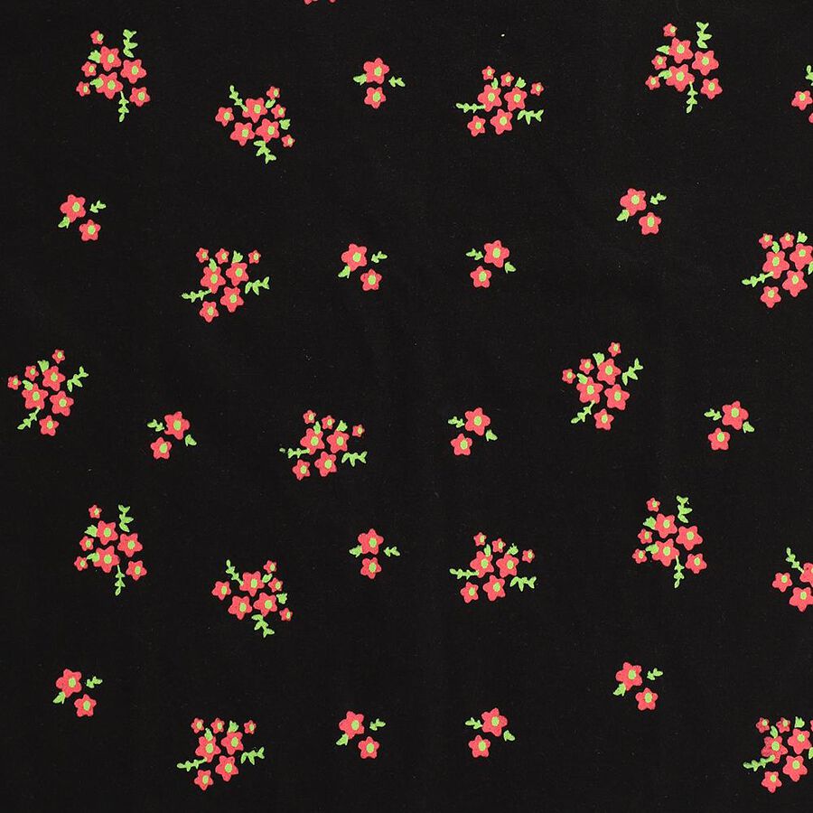 Girls' Jet Black Cotton Round Neck Casual T-Shirt, काला, large