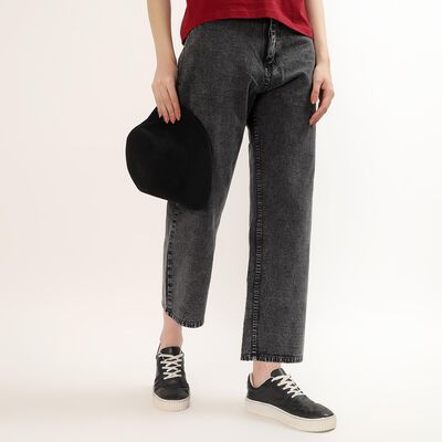 Women's Dark Grey Slim Fit Jeans