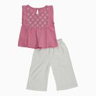 Girls' Capri Set, Light Pink, small