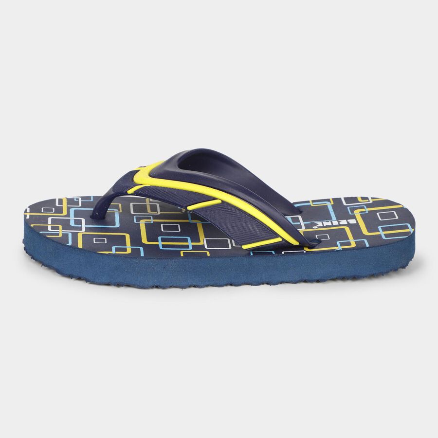 Boys' Slipper, Navy Blue, large image number null