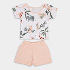 Infants' 100% Cotton Baba Suit, पीच, small image number null