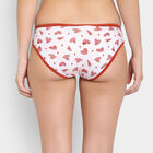 Cotton Printed Panty, Red, small image number null
