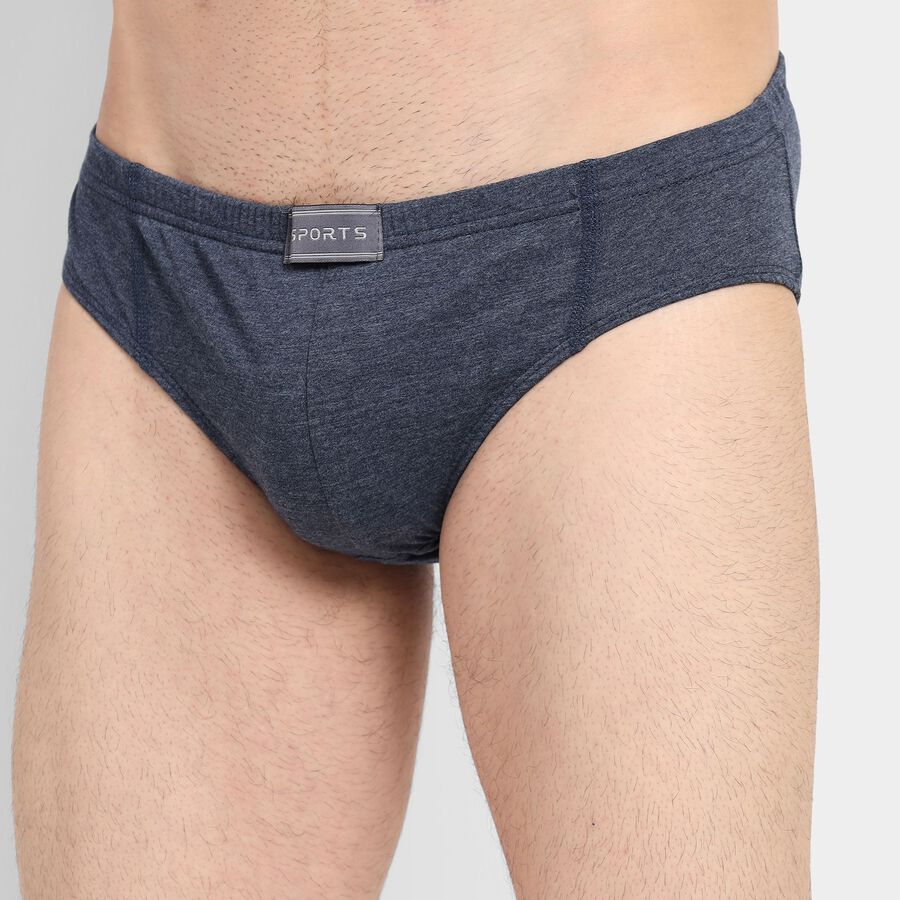 Men's Briefs, Navy Blue, large image number null
