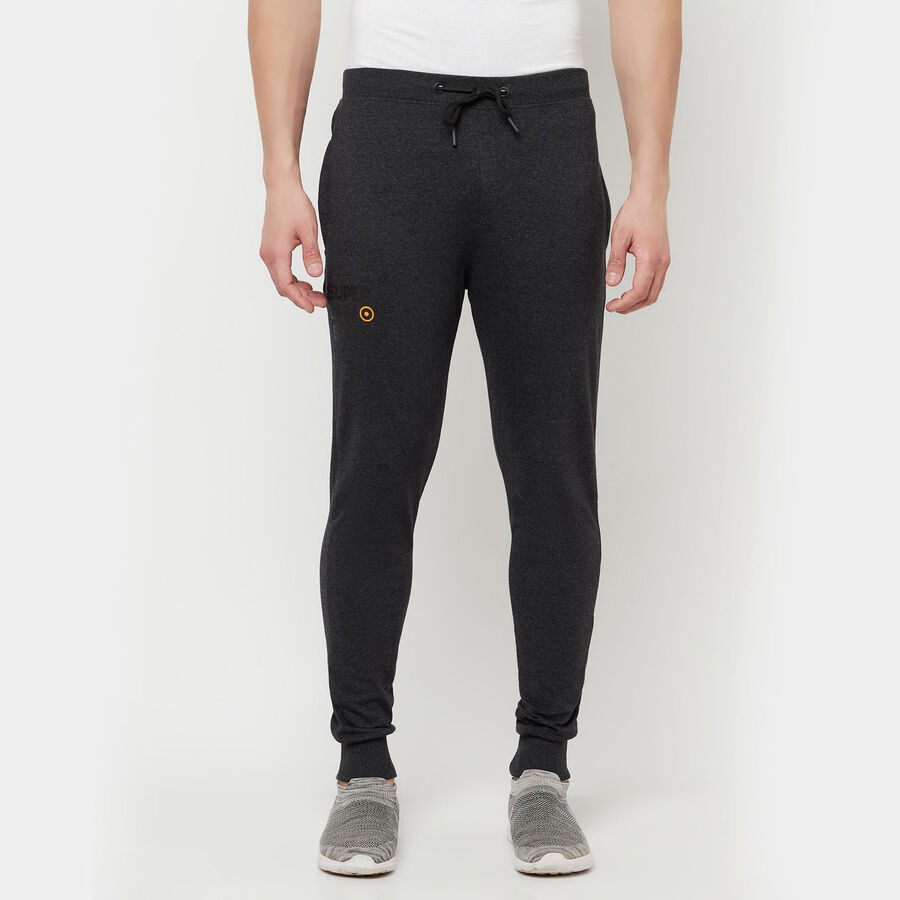 Solid Track Pants, Charcoal, large image number null