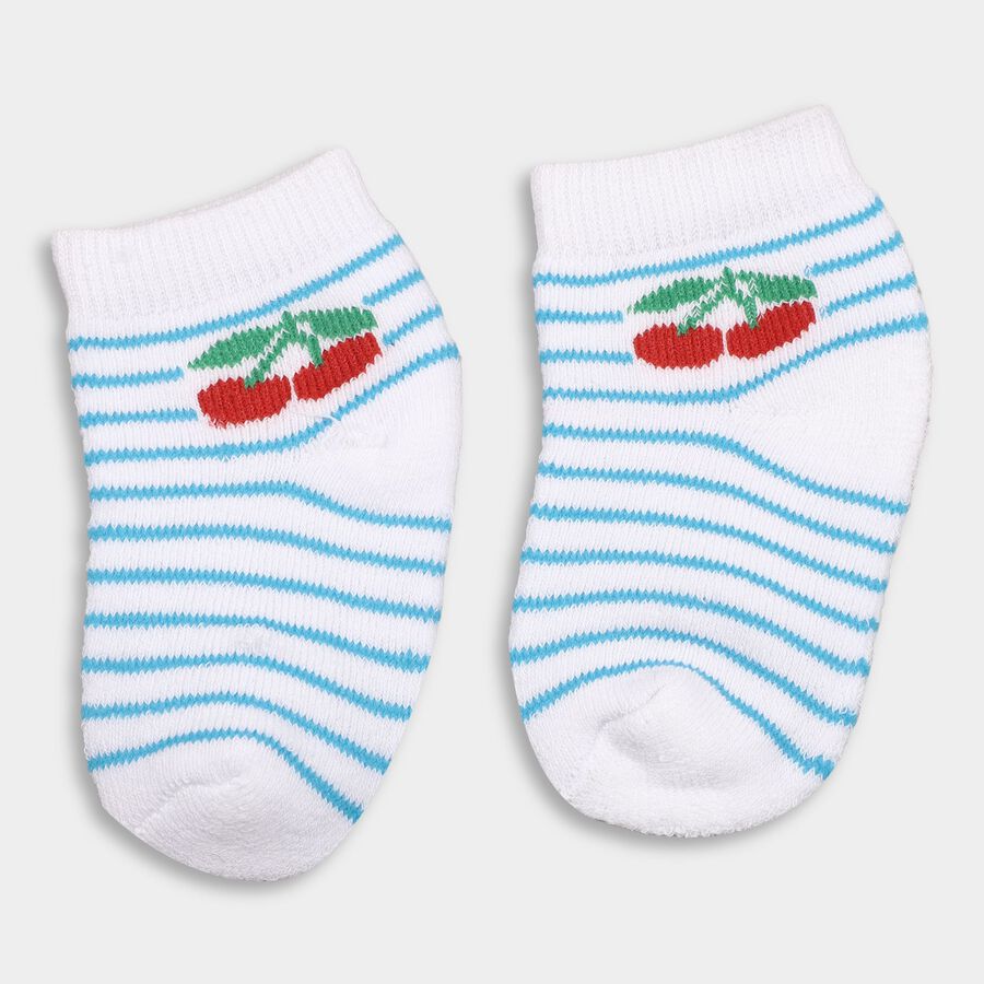 Infant's Socks (Pack of 2), Aqua, large image number null