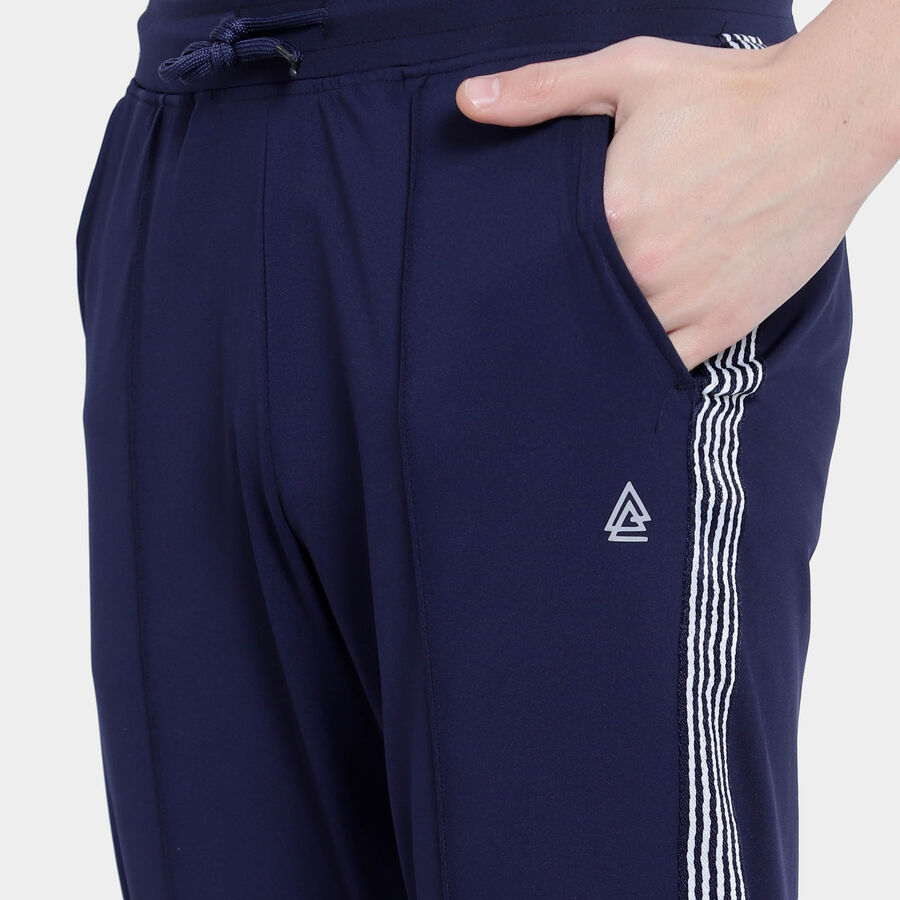 Cut & Sew Track Pants, नेवी ब्लू, large image number null