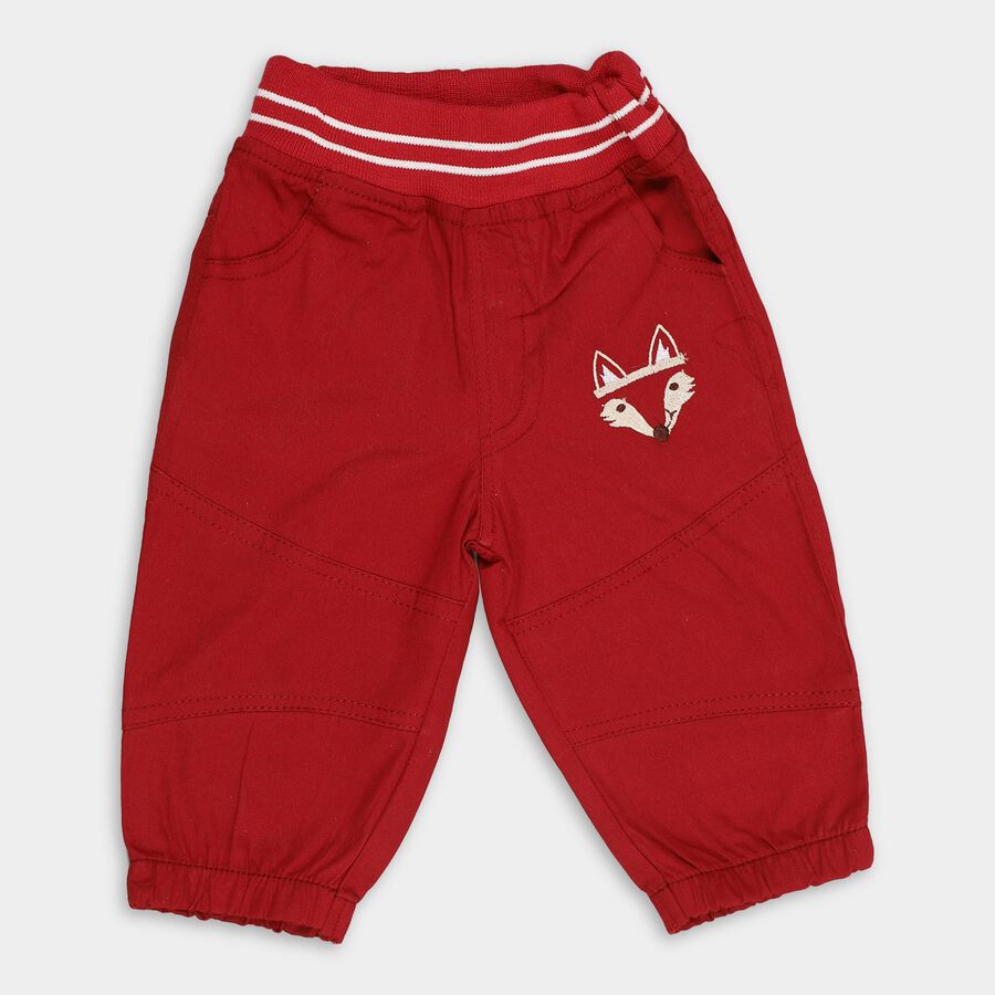 Infants' 100% Cotton Cotton Trousers, लाल, large