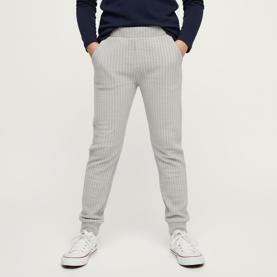 Girls Light Grey Thermal Lower, Light Grey, large image number null