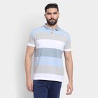 Men's Collared Half Sleeves T-Shirt , Light Blue, small image number null