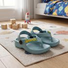 Boys' Teal Back Strap Thong Sandals, टील ब्लू, small