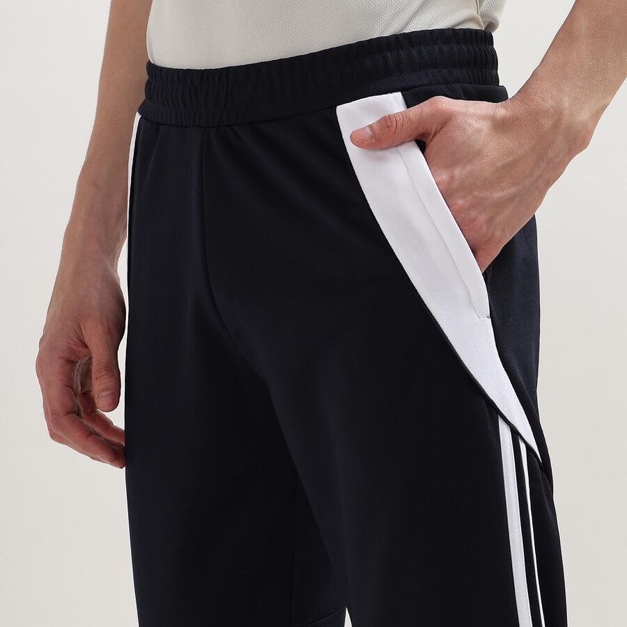 Men's Active Track Pants, Navy Blue, large image number null