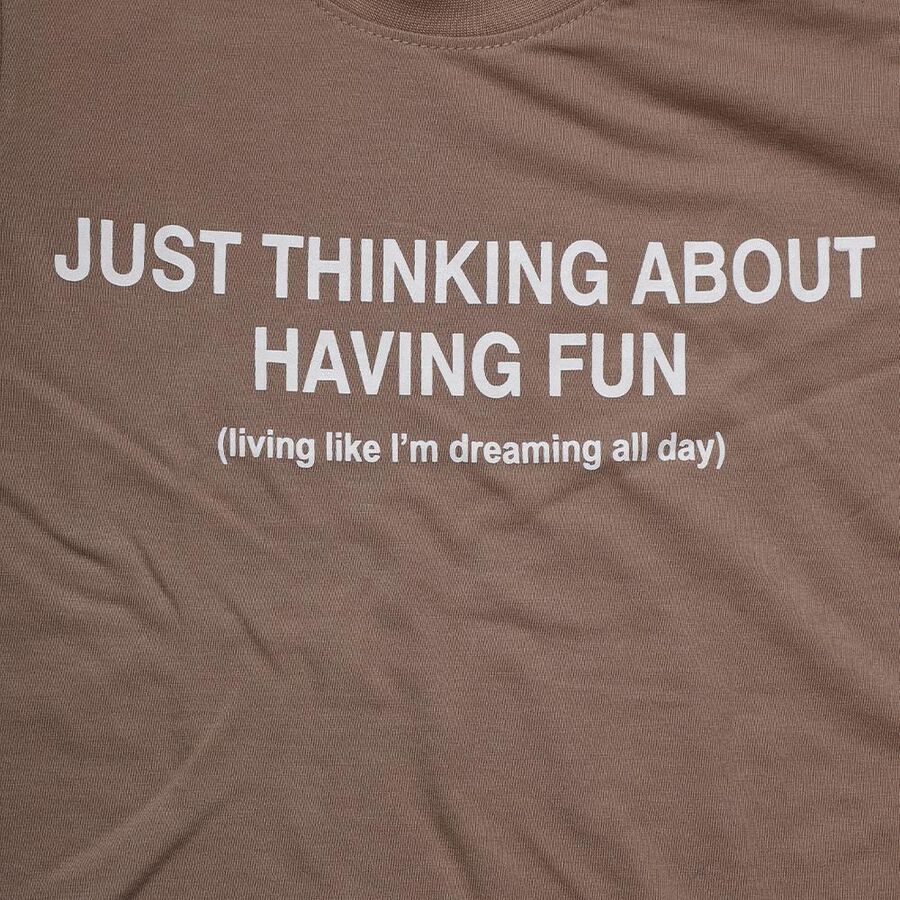 Boys' Brown Round Neck Graphic Printed T-Shirt, Brown, large