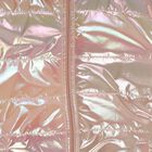Girls' Light Iridescent Pink Hooded Casual Jacket, Light Pink, small image number null