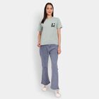 Ladies' Round Neck T-Shirt, Light Green, small image number null