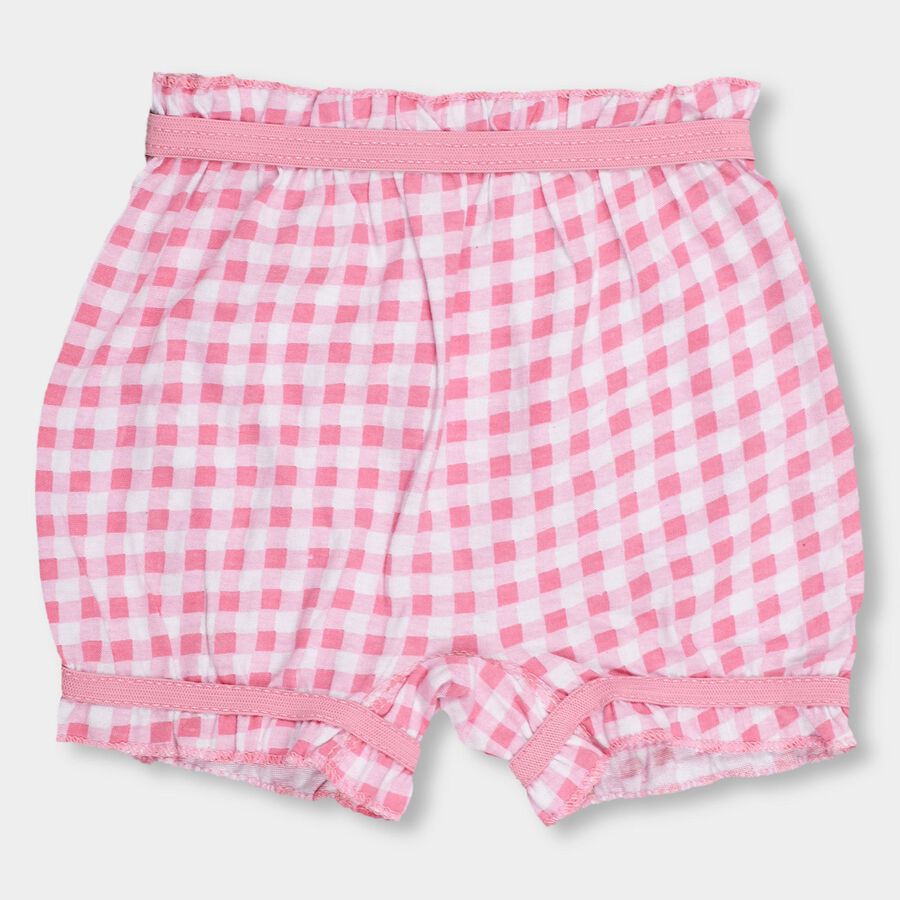 Girls' 100% Cotton Basic Bloomer, Pink, large image number null