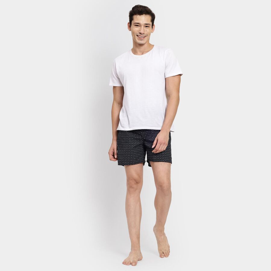 Men's Cotton Boxers, Black, large image number null