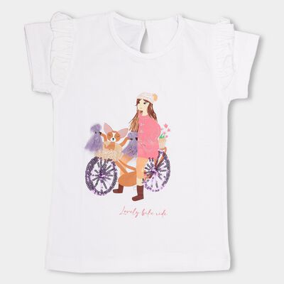 Girls' 100% Cotton T-Shirt