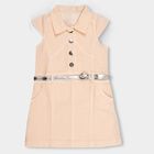 Girls' Frock, पीच, small image number null