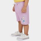 Infants Lilac Cotton Half Pant, Lilac, small