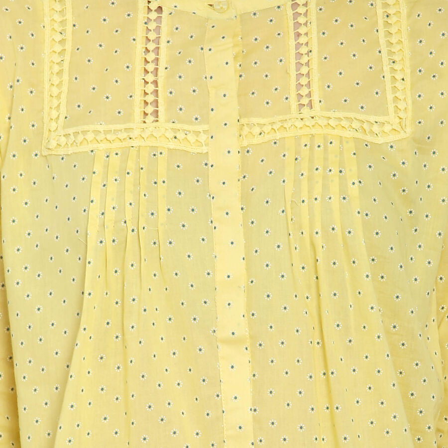 Cotton Shirt, Yellow, large image number null