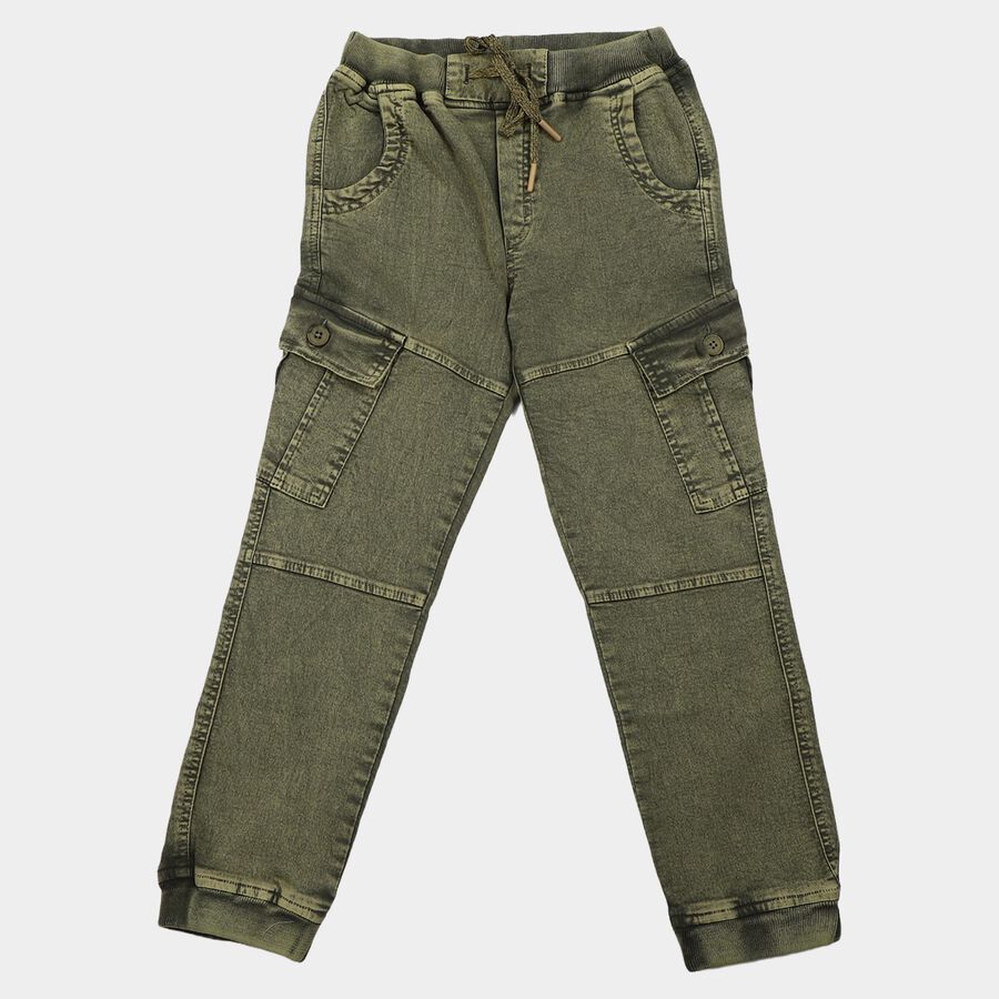 Boys' Trouser, Olive, large