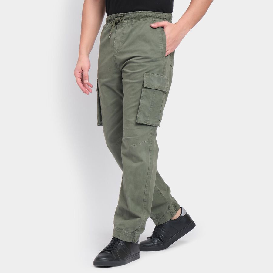 Men's Jogger , Dark Green, large