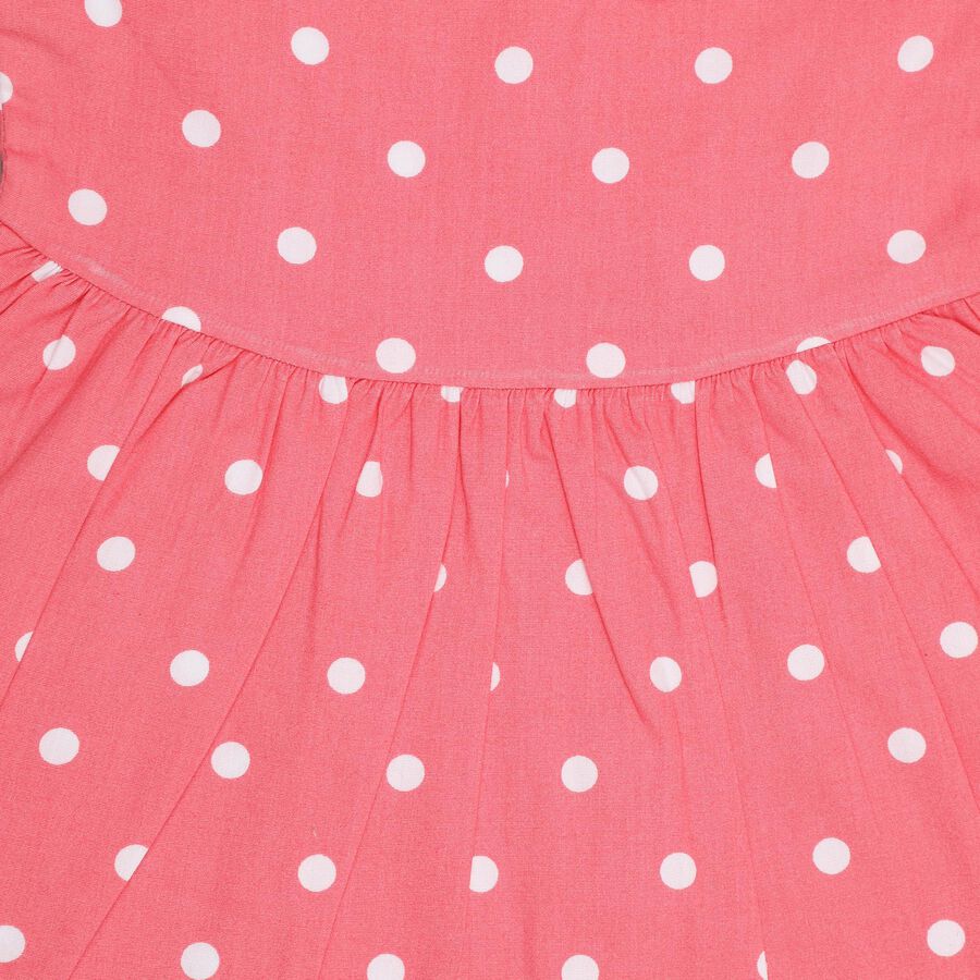 Infants' 100% Cotton Frock , गुलाबी, large
