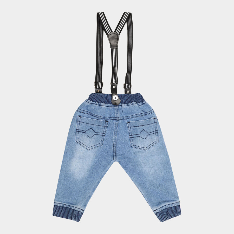 Infants Jogger Fit Jeans, Light Blue, large image number null