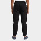 Boys' Black Regular-fit Jogger Trousers, Black, small
