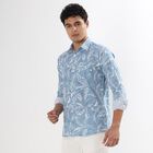 Men's 100% Cotton Casual Shirt , हल्का नीला, small image number null