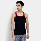 Men's 100% Cotton Gym T-Shirt, Black, small image number null