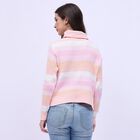 Women's Light Pastel Pink and Peach Turtleneck Casual Pullover, गुलाबी, small image number null