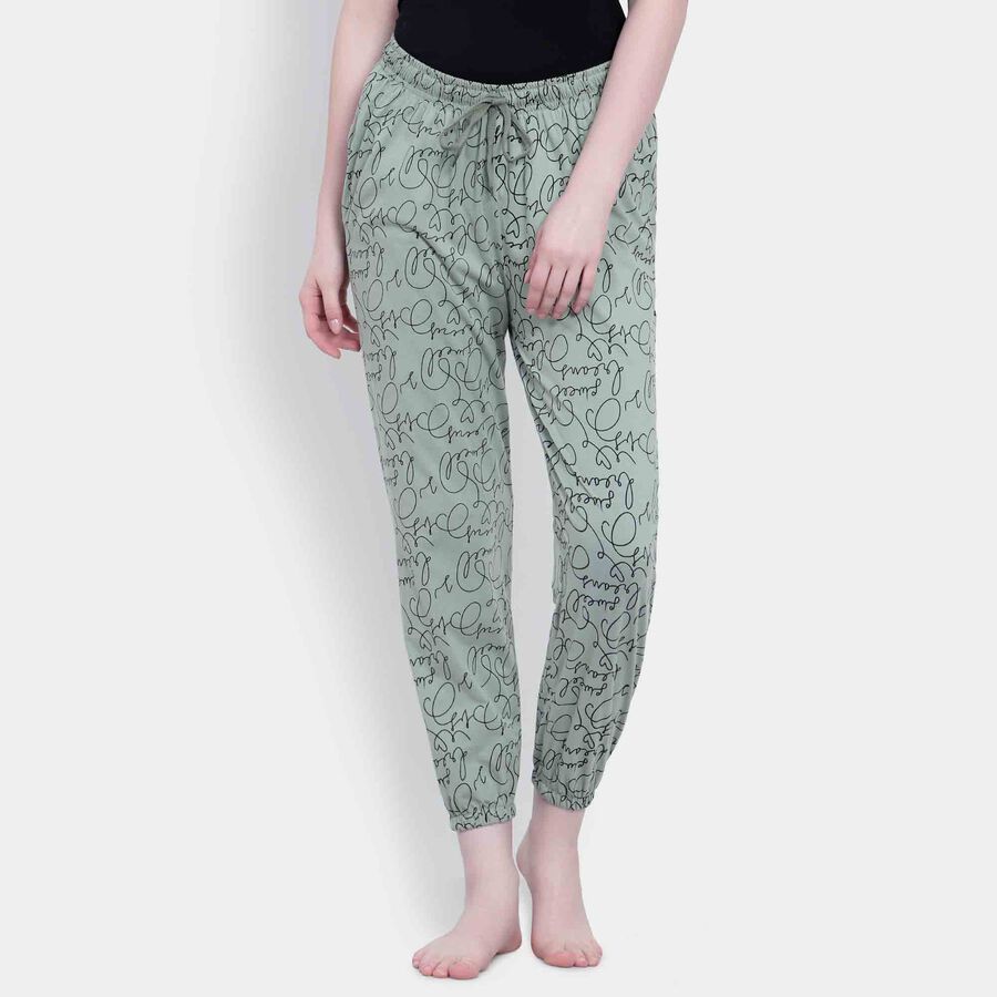Printed Pyjama, Light Green, large image number null