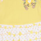 Infant Girls' 100% Cotton Frock, Yellow, small