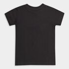 Boys' 100% Cotton Half Sleeves T-Shirt , काला, small image number null