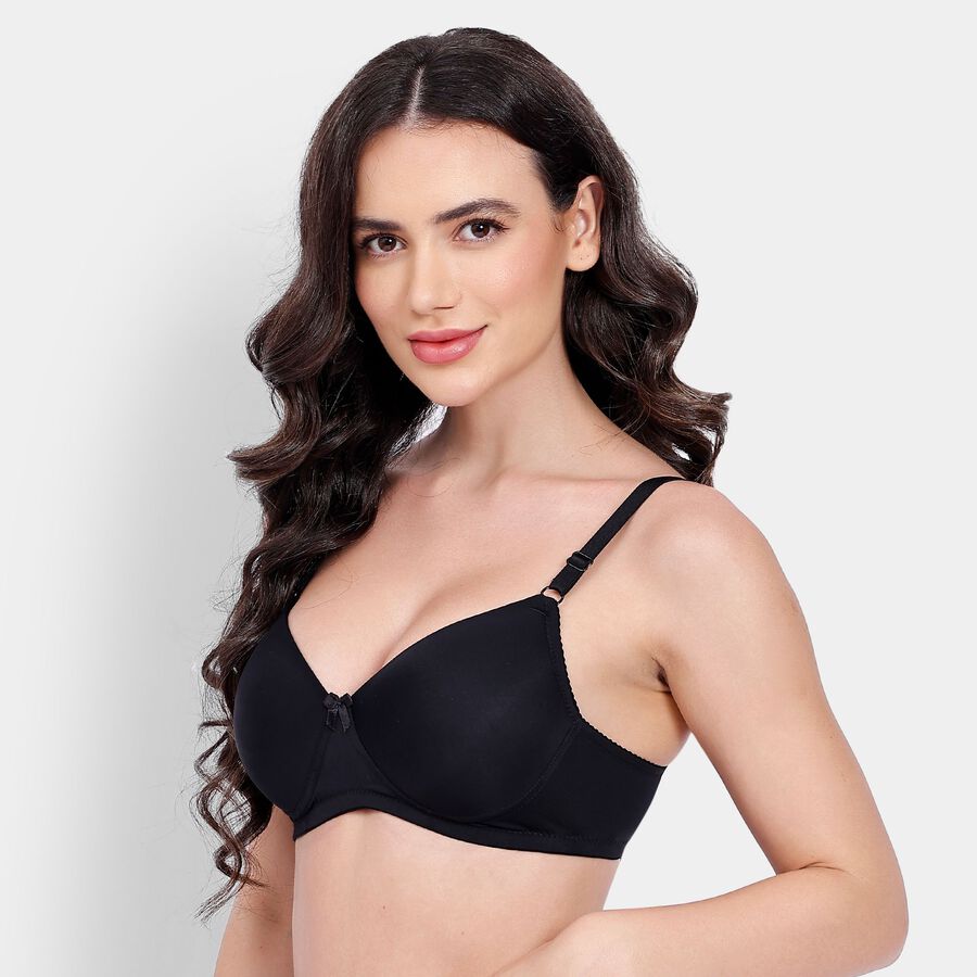 Ladies' Bra, काला, large image number null