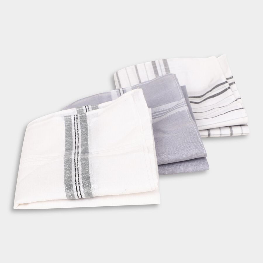 Men's Hanky , गहरा ग्रे, large image number null