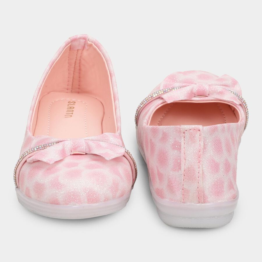 Girls' Sandal with Back Strap, Peach, large image number null