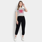 Washed High Rise Jeans, Black, small image number null