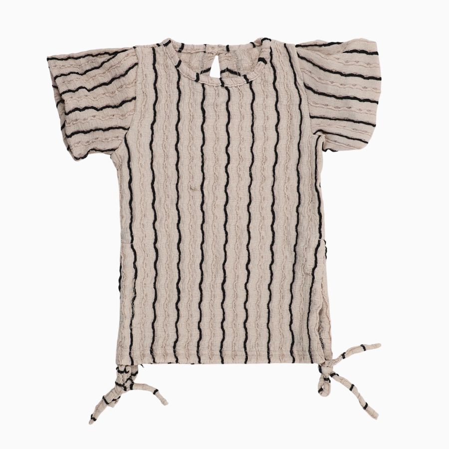 Girls' T-Shirt, Beige, large