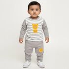 Infants' 100% Cotton Baba Suit, Light Grey, small image number null