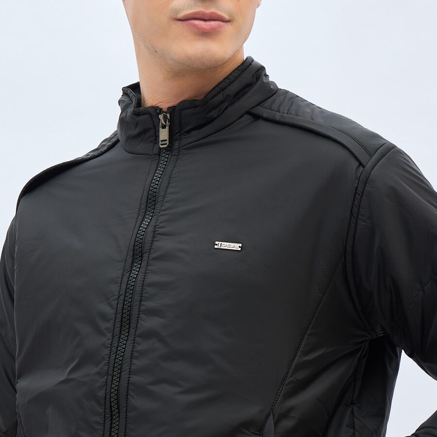 Men's Jacket, काला, large image number null
